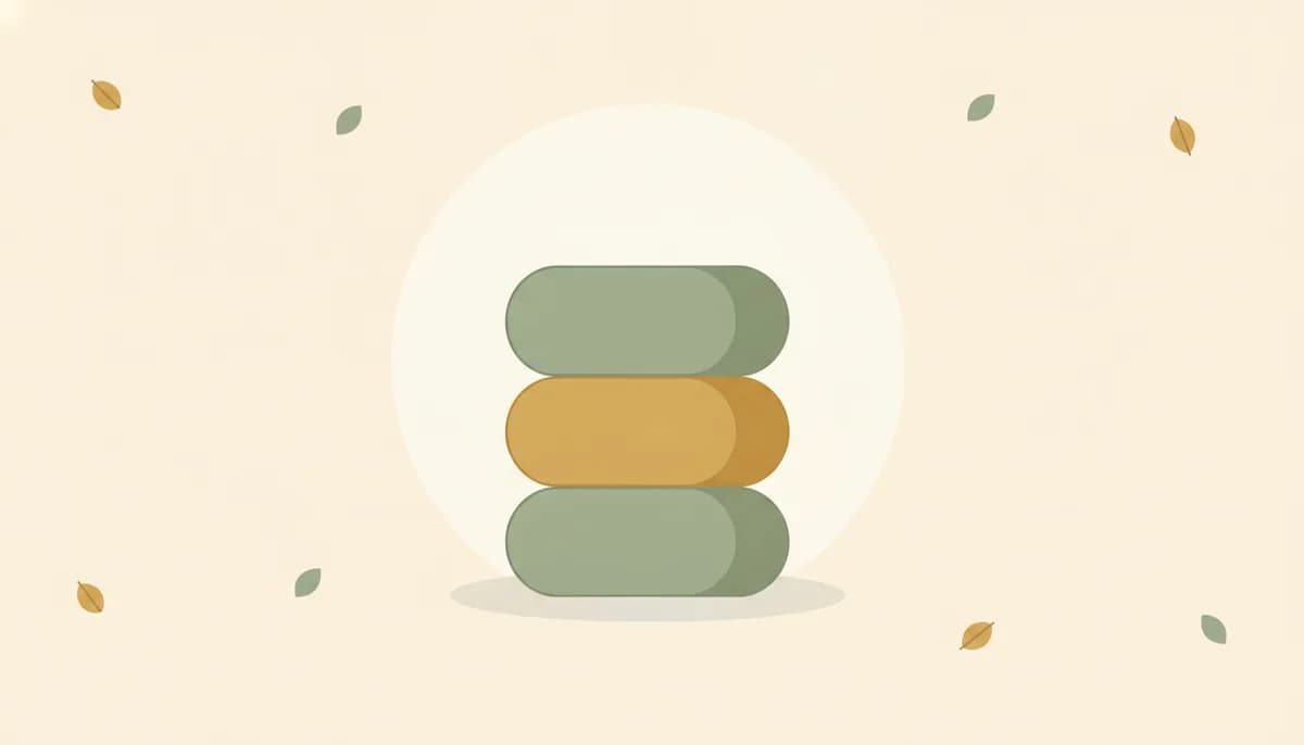 Illustration: a stack of three toy building blocks
